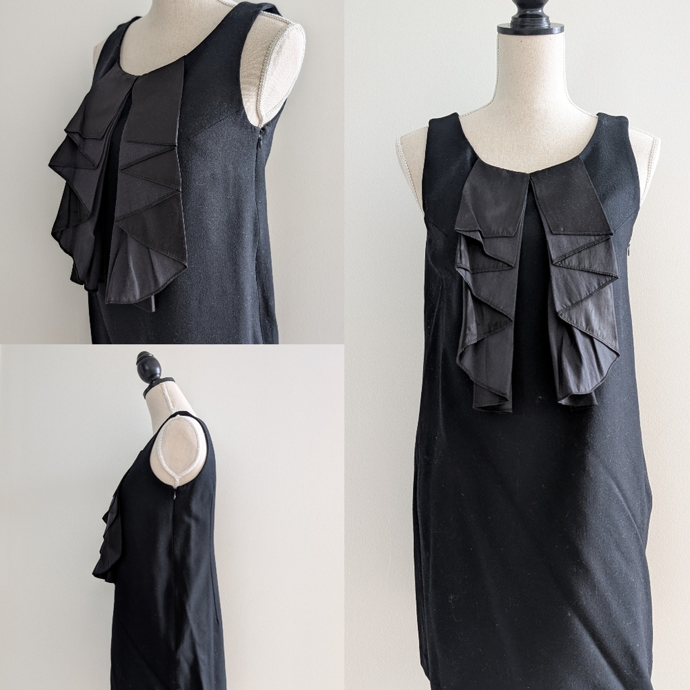 Club Monaco Wool Dress with Ruffles Sz 6